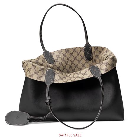 gucci large drown leather shopping big bag|gucci gg tote.